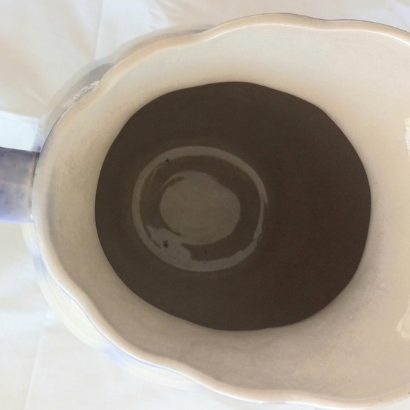 Porcelain Pitcher & Bowl Combo 1 foot Pouring Pitcher and a large 16 in bowl. - Picture 6 of 9